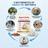 Hot Sale Halal Garlic Oil Soft Capsule Aged Garlic Extract Softgel Odorless Garlic Supplements
